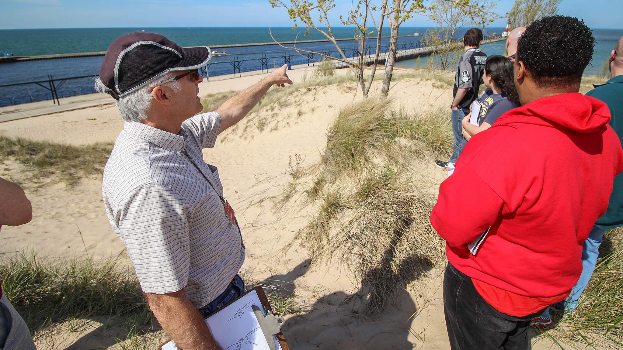 Environment Studies Instructor at Saint Joseph Lighthouse with Class