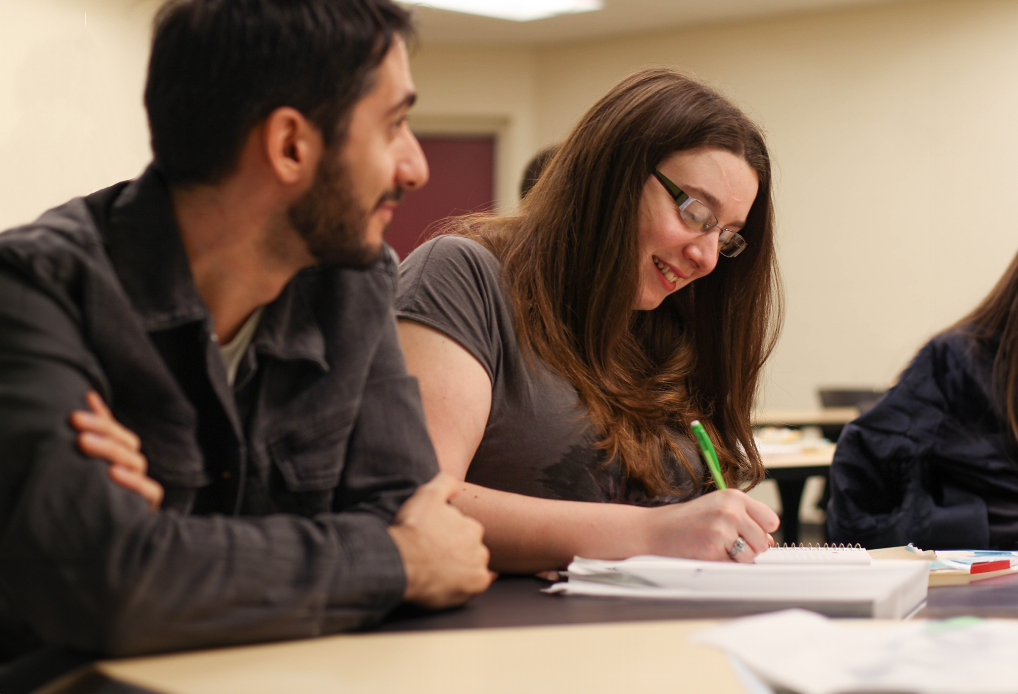 Students in a class