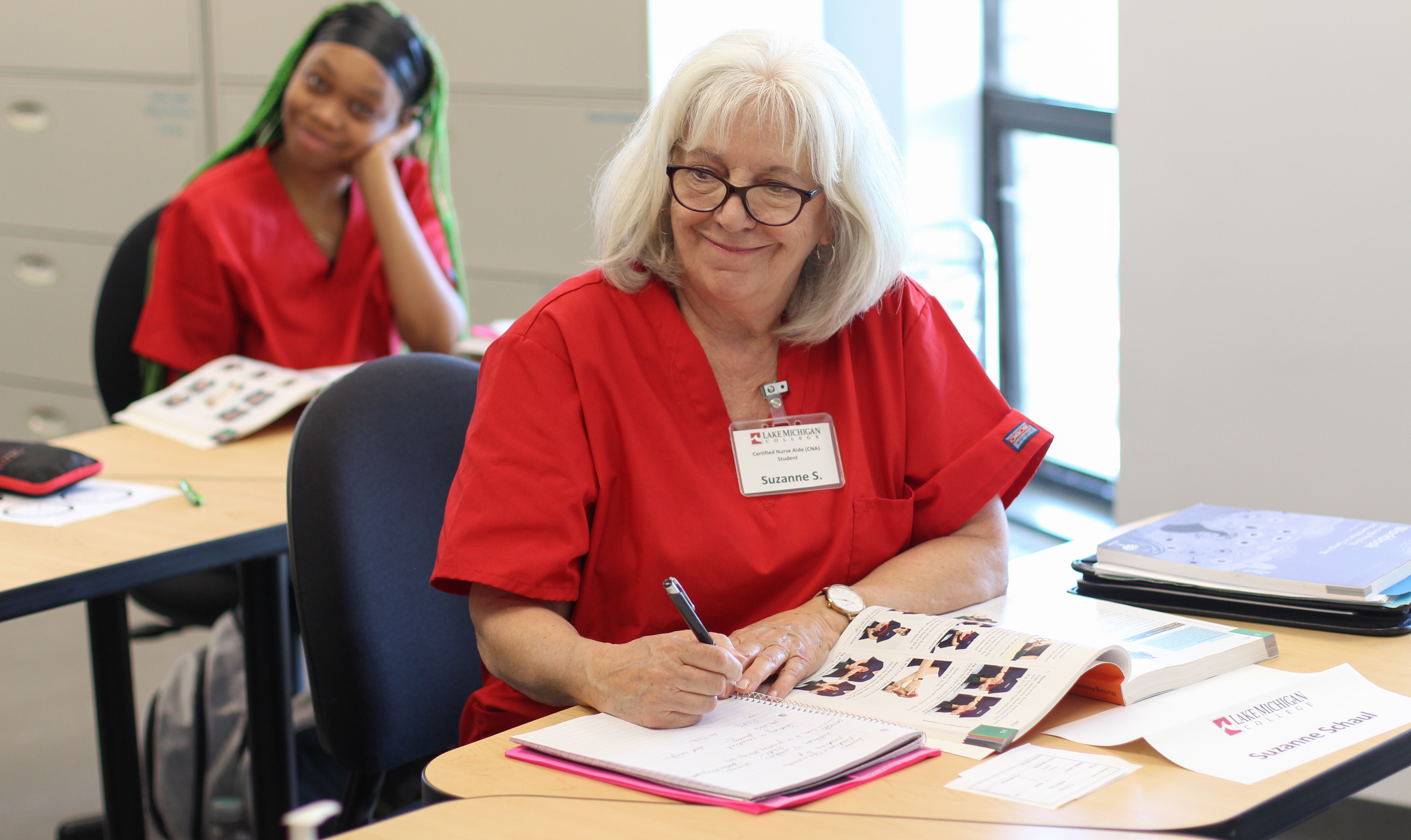 Students in the Certified Nursing Assistant program