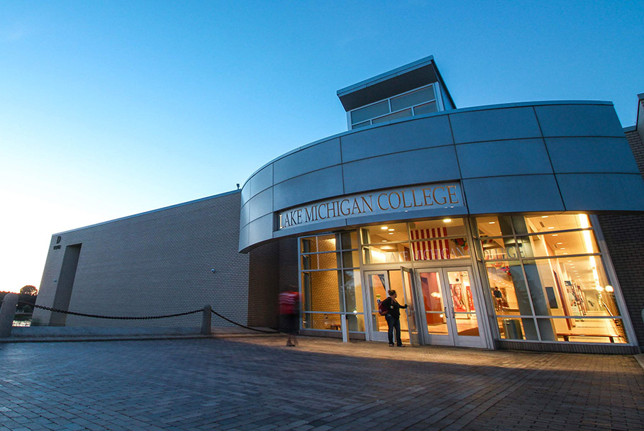 Entrance to Benton Harbor campus