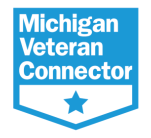 Michigan Veteran Connector badge.