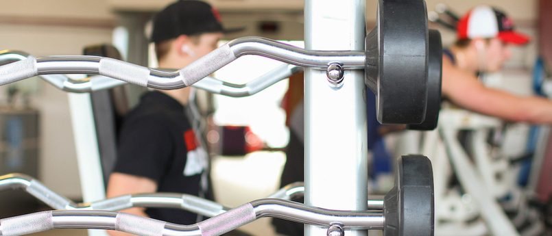 Exercise equipment in the Wellness Center