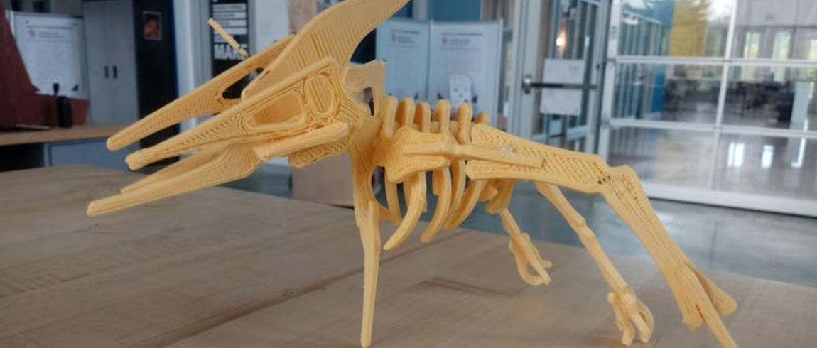 3D printed pterodactyl model