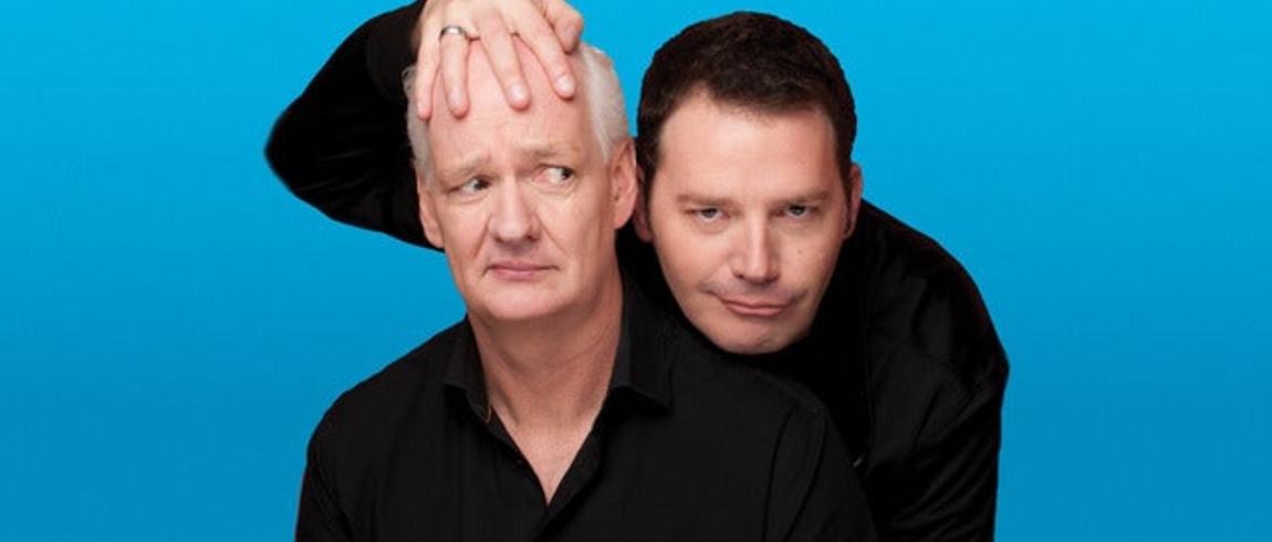Colin Mochrie and Brad Sherwood Mendel Center Mainstage season