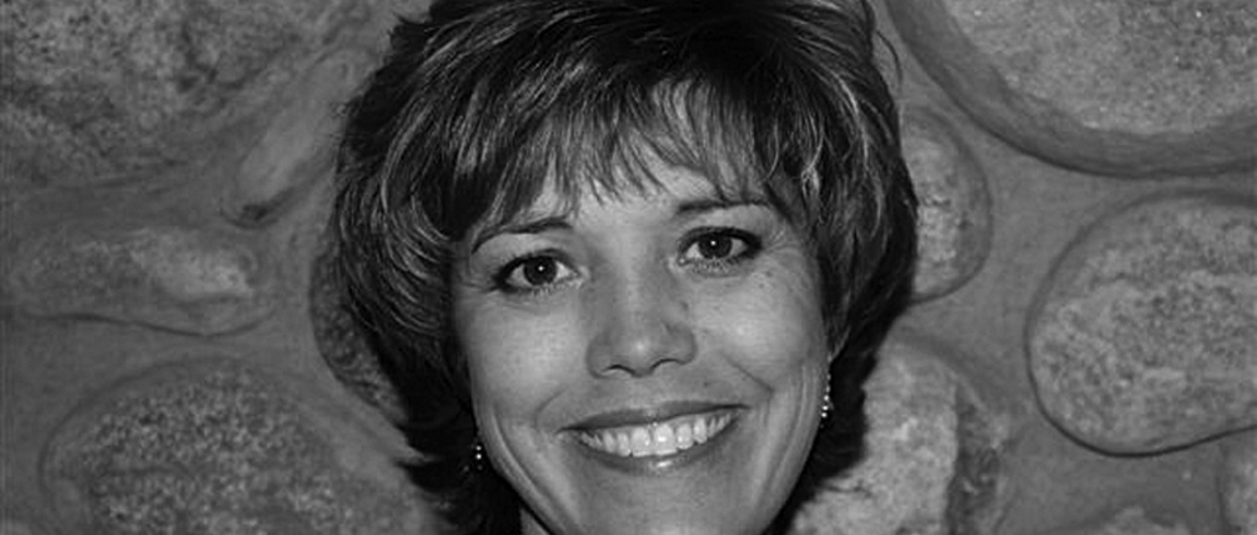 Black and white image of Gloria Ender.