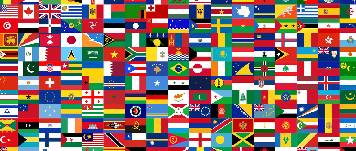 International Week flags