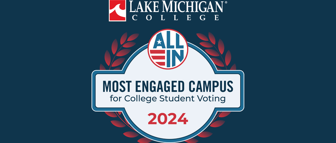 LMC recognized as a 2024 ALL IN Most Engaged Campus for College Student Voting Most Engaged