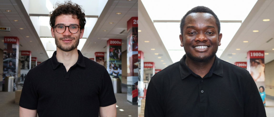 Carol Brînzan and Caleb Damoah