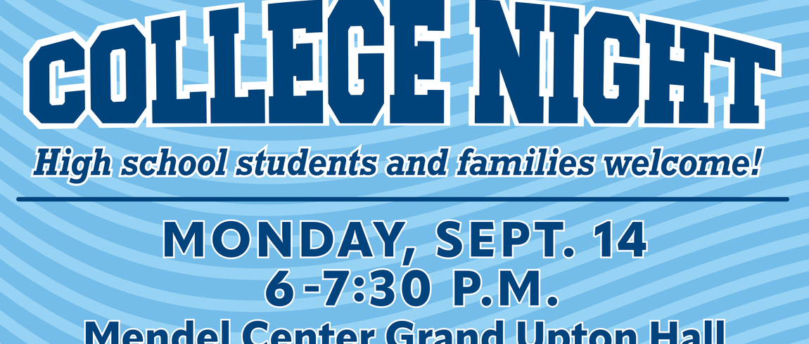Promotional Flyer for College Night