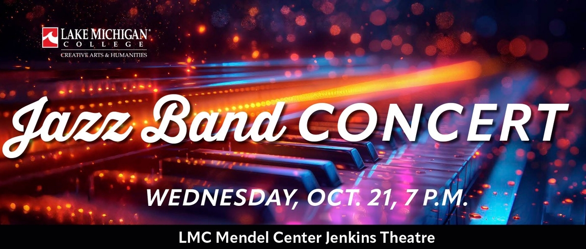 Decorative promotional flyer for concert