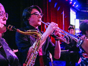 Students perform in the Mendel Center Grand Upton Hall.