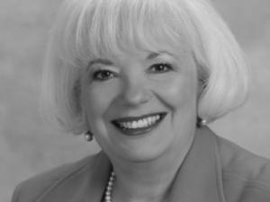 Black and white image of Karen Kietzer.