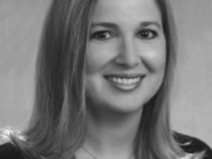 Black and white image of Paula Wygonik.
