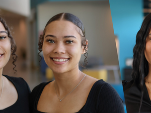 Kalyah Watson, from left, Aalyah Watson and Alejandra Ramirez