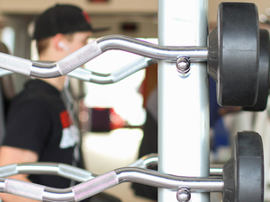 Exercise equipment in the Wellness Center