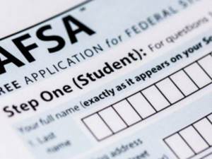 FAFSA form photo