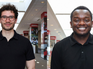Carol Brînzan and Caleb Damoah