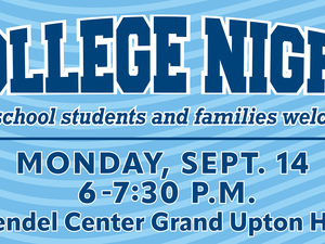 Promotional Flyer for College Night