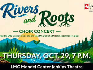 Promotional flyer for Rivers and Roots Choir Concert